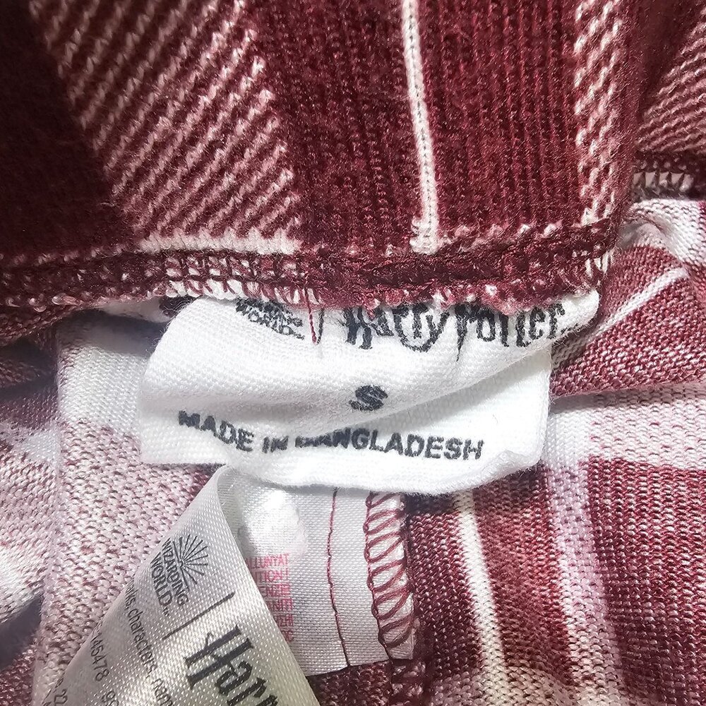 Wizarding World of Harry Potter Gryffindor Plaid Red Soft Leggings Universal - Picture 4 of 5